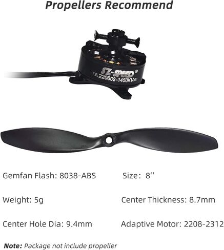 Radiolink SZ-Speed ​​2206CS-1450KV محرك بدون فرشاة داخلي وخارجي صغير ثابت الجناح طائرة نموذجية A560 بديل أصلي in Kuwait