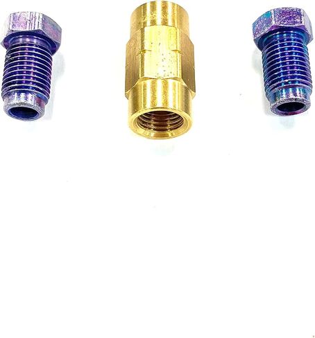 The Stop Shop 3/16 Inch Brake Line Bubble/ISO Flare Fittings and Unions, Metric 10x1mm Threads for 3/16 Inch Tubing (Pack of 6) in Saudi Arabia