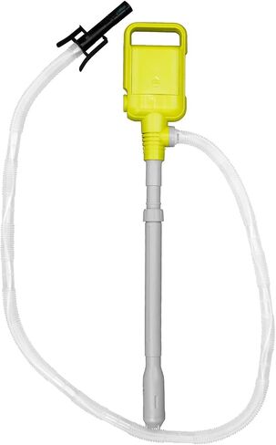 TERA PUMP MultiPurpose Fuel Transfer Pump w/Auto-stop Sensor - 2X Powerful Motor - 2.6 Gal/Min, 2 x D Batteries (Not Included), Portable Gas Pump w/ 4.1ft Discharge Hose in Saudi Arabia