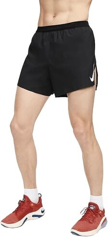 شورت سباق Nike Dri-FIT ADV AeroSwift للرجال مقاس 4 بوصات، أسود، مقاس صغير in Saudi Arabia