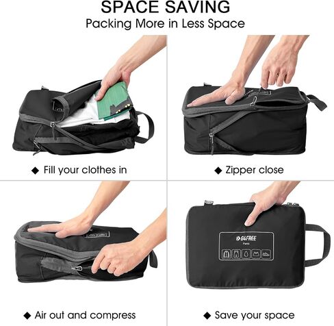 G4Free 6 set packing cubes travel packing organizers for suitcase in Saudi Arabia