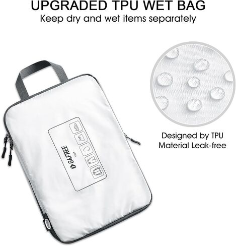 G4Free 6 set packing cubes travel packing organizers for suitcase in Saudi Arabia
