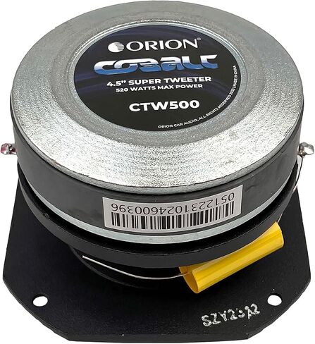 Orion Cobalt Series CTW500 4.5" Super Bullet Tweeter | Aluminum Diaphragm, 1.75" Voice Coil, 130W RMS, 520W Max, Built-in Crossover - Pro Car Audio Sound System Tweeter (Single) in Saudi Arabia