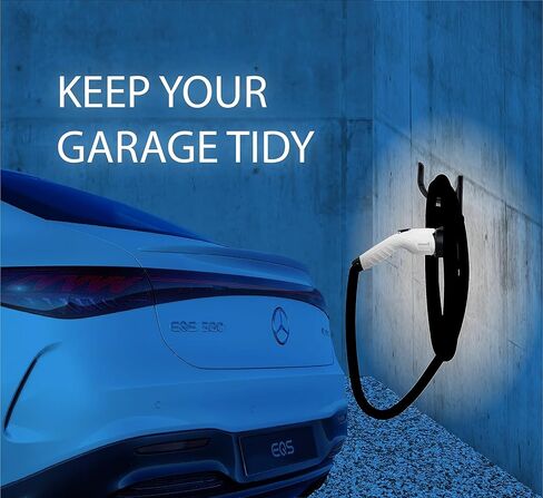 حامل حائط Lucky Chargers ومنظم كابلات لفوهة شاحن EV J1772 in Kuwait