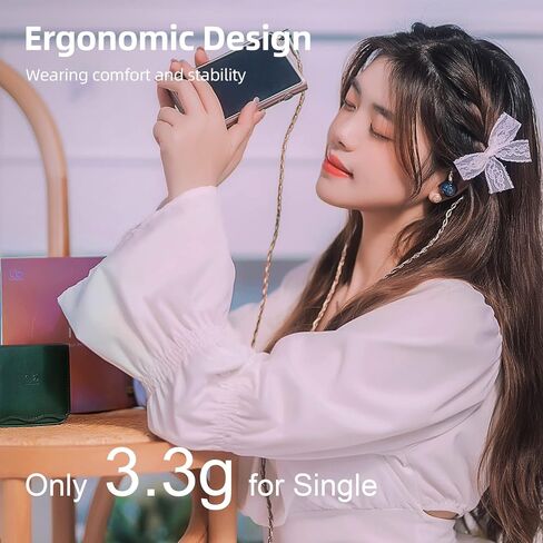 سماعات رأس SHANLING MG600 Dynamic Driver سماعات أذن سلكية عالية الدقة داخل الأذن HiFi، تجويف خشب القيقب مع قابس قابل للتغيير 2.5 مم/3.5 مم/4.4 مم، MMCX، IEMs بدون فقدان للهاتف/المشغل/الكمبيوتر الشخصي/الكمبيوتر اللوحي in Kuwait