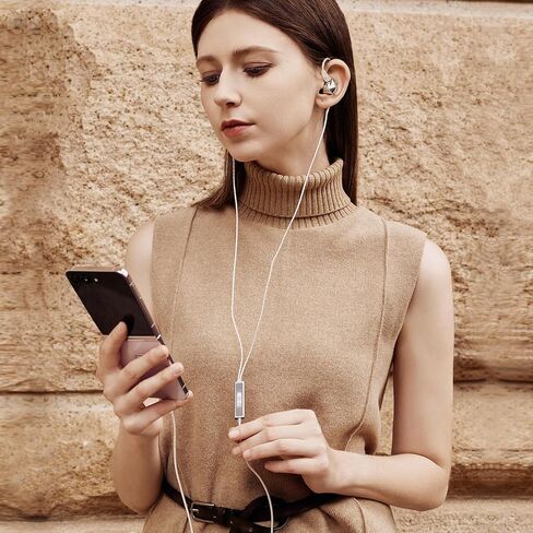 Questyle NHB15 USB C Earphones in-Ear Earbuds with DAC True Lossless Wired Headphones with Type C Connector 192kHz Hi-Res Music IEM HiFi Stereo Audiophile Ear Buds with 3.5mm Jack in Kuwait