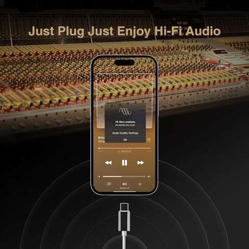 Questyle NHB15 USB C Earphones in-Ear Earbuds with DAC True Lossless Wired Headphones with Type C Connector 192kHz Hi-Res Music IEM HiFi Stereo Audiophile Ear Buds with 3.5mm Jack in Kuwait