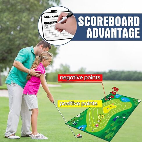 حصيرة لعبة YAVOCOS Golf Chipping - حصيرة تدريب الجولف المحمولة للعب في الأماكن المغلقة والمفتوحة في الفناء الخلفي in Saudi Arabia