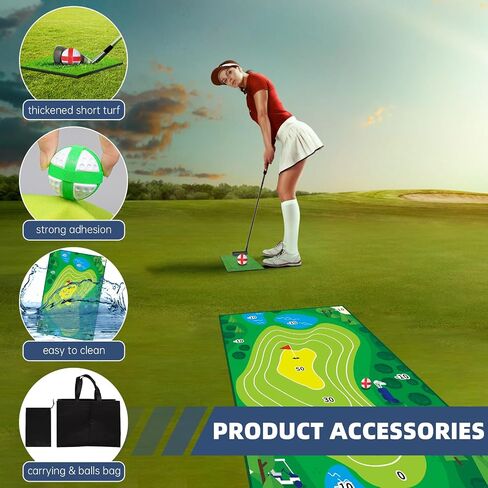 حصيرة لعبة YAVOCOS Golf Chipping - حصيرة تدريب الجولف المحمولة للعب في الأماكن المغلقة والمفتوحة في الفناء الخلفي in Saudi Arabia