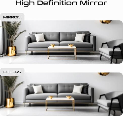 Mirroni Window Pane Wall Mirror 70"x 36" - Full Length Mirror- Window Finished Black Metal Mirror - Floor Mirror - Farmhouse Mirror - Rectangular Windowpane Mirror - Wall Mounted or Leaning in Saudi Arabia