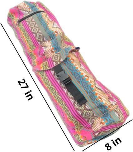 Premium Yoga Mat Bag with Convenient Water Bottle Holder Stylish and Functional Bags for Women - Easy to Carry Yoga Mat Carrier with Mat Straps and Bonus Water Bottle Compartment in Saudi Arabia
