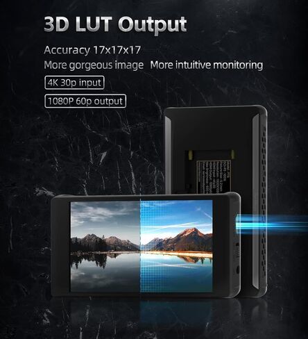 Portkeys PT6 5.2 بوصة 4K HDMI شاشة لمس واسعة النطاق لكاميرا DSLR مع LUT ثلاثي الأبعاد | ذروة جديدة | 600 Nit | مساعدة الفيديو | شكل موجة RGB لـ DSLR in Kuwait