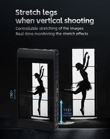 Portkeys PT6 5.2 بوصة 4K HDMI شاشة لمس واسعة النطاق لكاميرا DSLR مع LUT ثلاثي الأبعاد | ذروة جديدة | 600 Nit | مساعدة الفيديو | شكل موجة RGB لـ DSLR in Kuwait