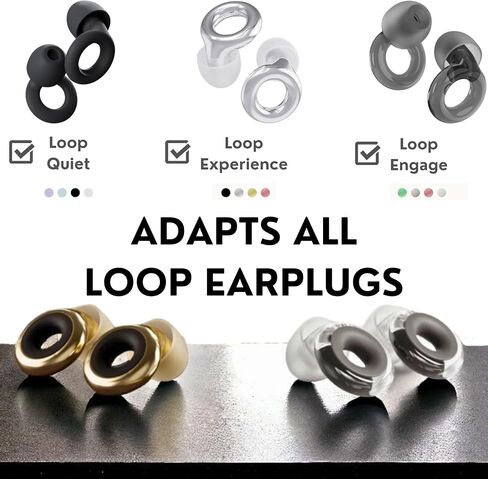 14Pcs Loop Earplugs Mute Inserts Extra 5-10 dB Noise Reduction Adapted to All Loop Experience Ear Plugs Quiet Earplugs Concert, Outdoor, Office, Sound Sensitive, Sleeping in Saudi Arabia