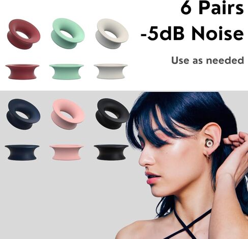 14Pcs Loop Earplugs Mute Inserts Extra 5-10 dB Noise Reduction Adapted to All Loop Experience Ear Plugs Quiet Earplugs Concert, Outdoor, Office, Sound Sensitive, Sleeping in Saudi Arabia