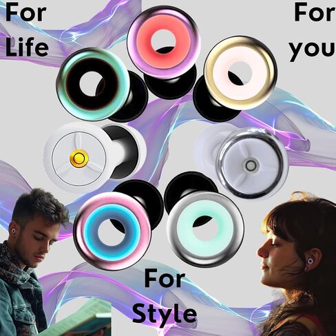 14Pcs Loop Earplugs Mute Inserts Extra 5-10 dB Noise Reduction Adapted to All Loop Experience Ear Plugs Quiet Earplugs Concert, Outdoor, Office, Sound Sensitive, Sleeping in Saudi Arabia