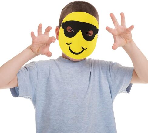 أقنعة إسفنجية من ArtCreativity للأطفال، مجموعة مكونة من 12 قطعة، تصميمات متنوعة نابضة بالحياة، لوازم وهدايا لحفلات أعياد الميلاد، مكافآت للمعلمين وحوافز للفصول الدراسية in Kuwait