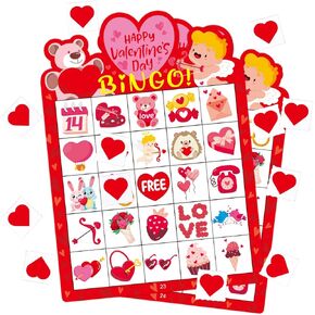 24 Players Winter Bingo Game Cards for Winter Party Christmas Classroom Bingo Game Classroom Family Activity in Kuwait