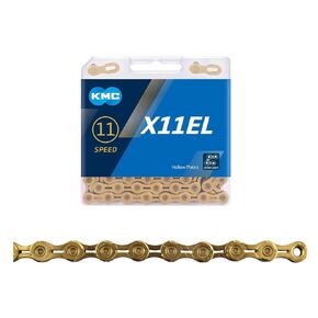 سلسلة KMC X11 ذات 11 سرعة، سلسلة EL فضية، دراجة جبلية/طرق/حصى 11 سلسلة سرعة: Shimano، SRAM، يتضمن رابط مفقود متوافق مع Campagnolo in Kuwait