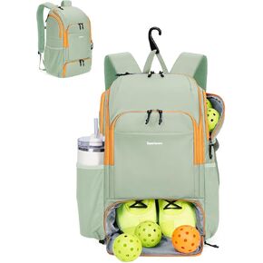 حقيبة SportsNew Pickleball ، حقيبة ظهر للمخلل للماء للنساء للنساء مع مقصورة الأحذية وخطاف السياج ، براءة اختراع سوداء معلقة in Kuwait