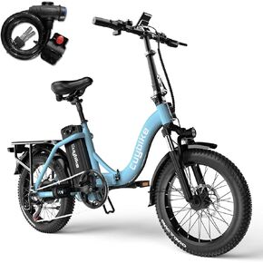 دراجة كهربائية قابلة للطي للبالغين ، ذروة 1000 واط محرك بدون فرش 30 ميلاً في الساعة 70 ميلينج سيتي ركاب Ebike ، بطارية 48V 20AH الليثيوم ، 20 "إطارات سرع in Kuwait