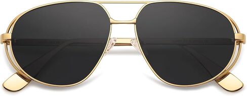 Vanlinker Retro Aviatiator Sunglasses for Women Men Classic Trendy Driving Grasses Designer Metal Frame VL9837 in Kuwait