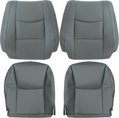 NLQR Driver and Passenger Bottom & Top Back Replacement Seat Covers Microfiber Leather Tan Compatible with Lexus GX470 2003 2004 2005 2006 2007 2008 2009 in Saudi Arabia
