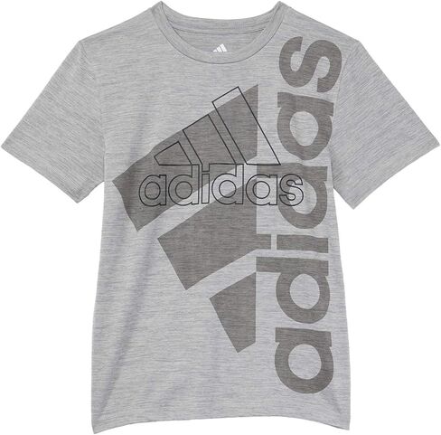 adidas boys Short Sleeve Aeroready Performance Logo Tee T-shirt T Shirt, Black, X-Large US in Saudi Arabia