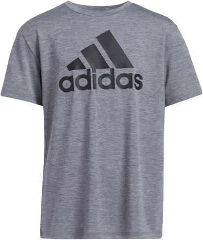 adidas boys Short Sleeve Aeroready Performance Logo Tee T-shirt T Shirt, Black, X-Large US in Saudi Arabia
