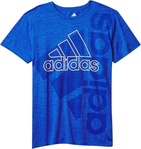 adidas boys Short Sleeve Aeroready Performance Logo Tee T-shirt T Shirt, Black, X-Large US in Saudi Arabia