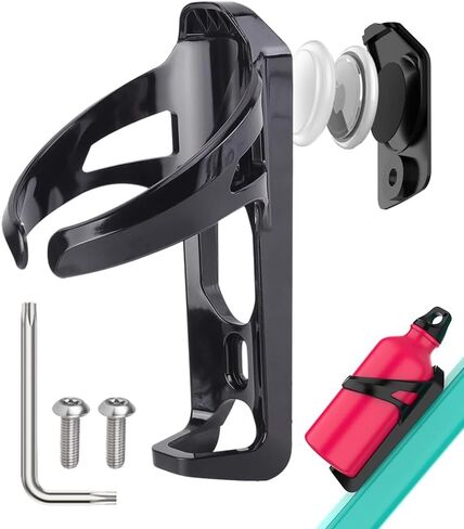 DDJ Waterproof for Samsung Smart Tag 2 & Moto Tag & AirTag Bike Bottle Holder Mount with Reflector, Anti-Theft Bike GPS Tracker Mount, Universal Drink Cup Bicycle Cage, for Electric/Mountain Bikes in Kuwait