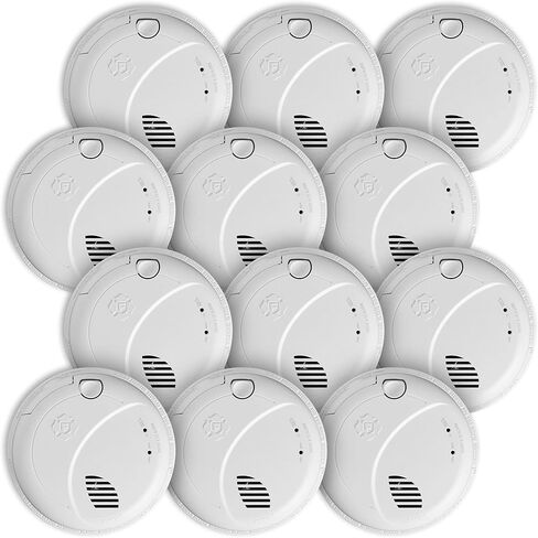 التنبيه الأول SMCO100V-AC، مجموعة الأسلاك الصلبة المتداخلة إنذار الدخان وأول أكسيد الكربون مع بطارية احتياطية وتنبيهات الصوت والموقع، حزمة واحدة in Saudi Arabia