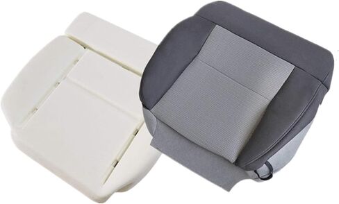 NLQR Front Driver Side Bottom & Foam Cushion Replacement Cloth Seat Cover Flint Gray Compatible with Ford F150 2004 2005 2006 in Saudi Arabia