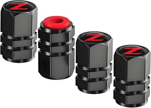 4 Pack Car Tire Valve Stem Caps, Premium Aluminum Alloy Tyre Air Valve Cap Compatible with Mini Cooper S Countryman S Clubman S,Universal for Cars, SUVs, Bike, Trucks and Motorcycles Accessories in Saudi Arabia