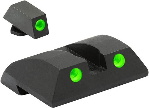 مشاهد MEPRO Tru-Dot R4E التريتيوم الليلية مع خمسة عناصر محاذاة البصر متوافقة مع Glock Glow on Sight ذاتية الإضاءة Meprolight المعدنية الثابتة in Kuwait