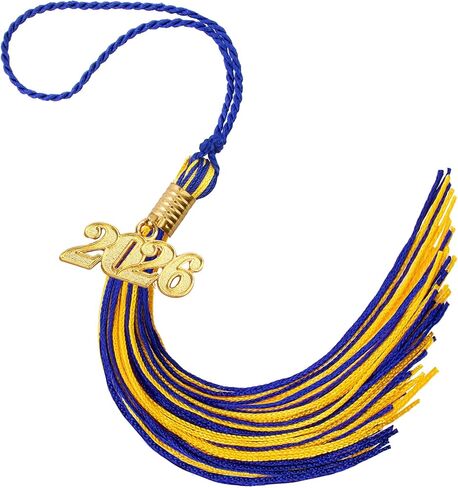2026 Tassel Graduation, Blue and White Graduation Tassel, 2026 Tassel Charms for Graduations Cap Decorations, Tassels Memorial Grad Cords for College High School Graduate Hat Ceremonies Accessories in Kuwait