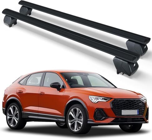 SUORTO Heavy Duty 300 LBS Roof Rack Cross Bars Compatible with 2009-2025 Audi Q5 with Side Rails, Adjustable & Lockable Crossbars Cargo Carrier Rooftop Top Luggage Cars SUVs in Saudi Arabia