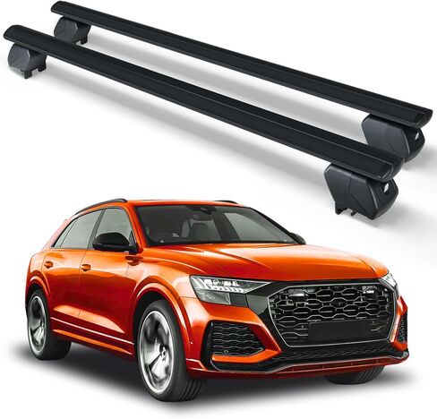 SUORTO Heavy Duty 300 LBS Roof Rack Cross Bars Compatible with 2009-2025 Audi Q5 with Side Rails, Adjustable & Lockable Crossbars Cargo Carrier Rooftop Top Luggage Cars SUVs in Saudi Arabia