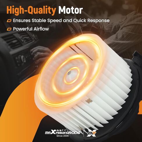 MaxPeedingrods HVAC Heater Blower Motor مع قفص المعجبين لـ Buick Lacrosse 2010-2016 ، Buick Regal 2011-2017 ، Chevy Cruze 2011-2015 ، Malibu 2013-2015 Limited 2016 Bumpates# 700269 ، PM9375 ، 13263279 in Kuwait