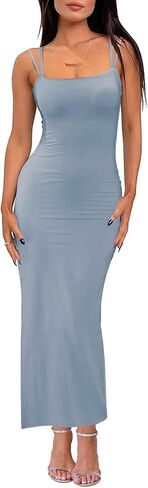 فستان Allegra k maxi bodycon للنساء السباغيتي للسيدات in Saudi Arabia