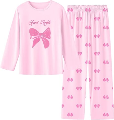 مجموعة Pajama من Umeyda 2 قطعة للفتيات ، 100 ٪ من COTTON CARTON PANDER in Saudi Arabia