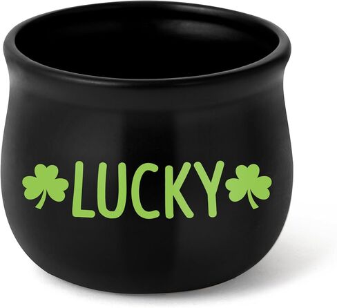 Halloween Candy Dish Cauldron, Mini Ceramic Bowl Tiered Tray Decor, Trick or Treat Snack Serving Bowl Table Decoration, Candy Bucket Gifts for Party Favor (Witches Brew) in Kuwait