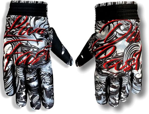 Die Last Cholo Motorcycle Gloves - Best Mountain Leather Dirt Bike Moto Riding Motorcycle/Motocross Gloves for Men, Women Bikers in Saudi Arabia