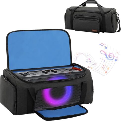 حقيبة حمل متوافقة مع مكبر صوت JBL PartyBox On The Go، حقيبة كتف للتخزين أثناء السفر، حقيبة حمل محمولة للحفلات تناسب JBL PartyBox On The-Go الأساسية والإكسسوارات (حقيبة فقط) in Kuwait