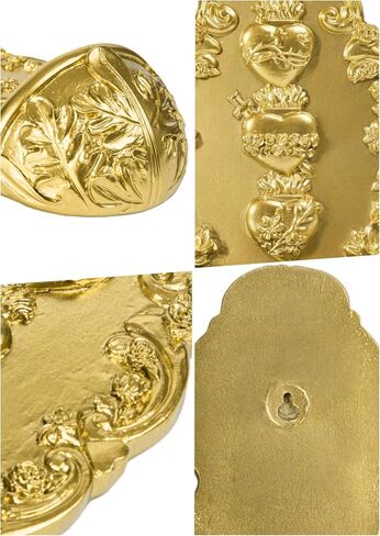 Holy Water Font Sacred Heart Catholic Decor - Holy Water Holder with Lord's Prayer Card Fuente De Agua Bendita for Wall, Altar, Home Entrance in Saudi Arabia