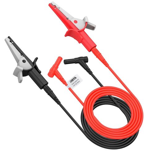 BINTA 27PCS SILICONE MULTIMETER TEST LEADS KIT مع تحقيقات اختبار مطلية بالذهب 4pcs خطاف اختبار التمساح ، مجموعة قيادة متعددة لسيارات السيارات الصناعية اختبار المنزل Cat ⅲ 1000V 20A in Kuwait