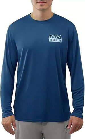 Reel Life Men Sun Defender Long Sleeve UV T-Shirt in Saudi Arabia