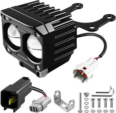 ترقية مجموعة المصابيح الأمامية تناسب Talaria Sting R Mx4 Sur-Ron Segway X260 ، قذيفة مصباح مربعة ، مصباح أمامي للدراجة النارية مع قوس قابلة للتعديل وتسخير المحول in Kuwait