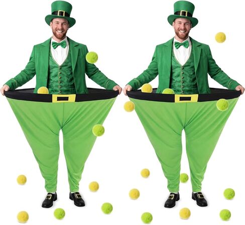 Soulchen 2 Set Christmas Games for Adults Christmas Granny Pant Snowball Fight Xmas Game, Funny Santa Giant Pant Toss Activity Set with Artificial Rabbit Fur Ball for Holiday Family Party in Saudi Arabia
