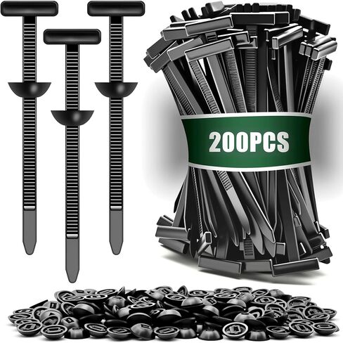 100pcs PA6 نايلون كابل مقاطع Zip Zip Tie Buckle kit - مقاطع موفرة للسيارة Fender Fender Clips Clips Automotive Clips لإصلاح أجزاء السيارات والملحقات in Kuwait